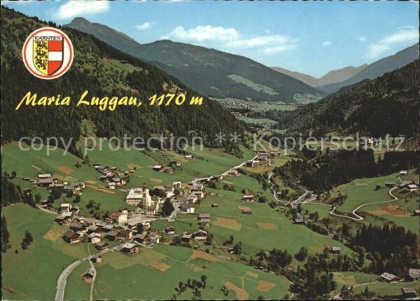 Maria-Luggau Fliegeraufnahme