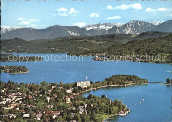 Poertschach Woerthersee Karawanken Fliegeraufnahme