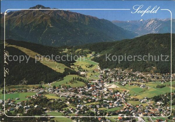 Seefeld Tirol Fliegeraufnahme