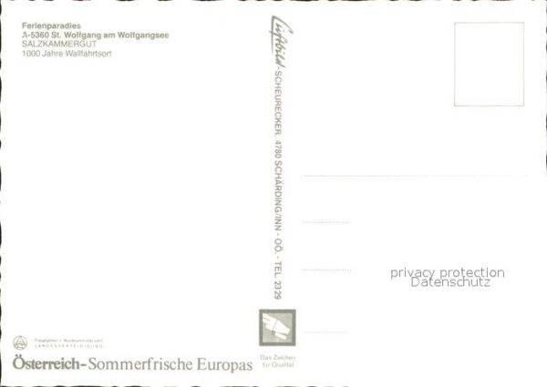 St Wolfgang Wolfgangsee Wolfgangsee Fliegeraufnahme – Bild 2