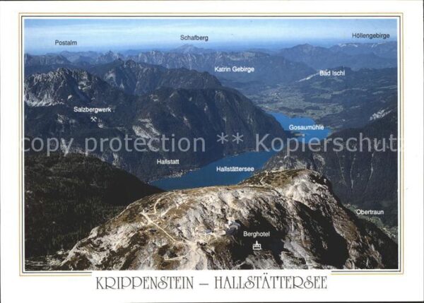 Hallstatt Austria Berghotel Krippenstein Hallstättersee F