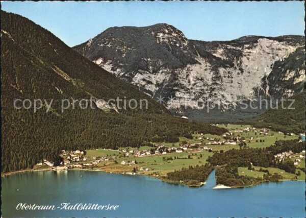 Obertraun Hallstättersee Dachstein Fliegeraufnahm