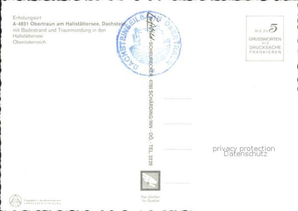 Obertraun Hallstättersee Dachstein Fliegeraufnahm – Bild 2