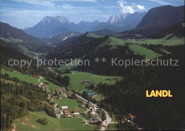 Landl Steiermark Fliegeraufnahme