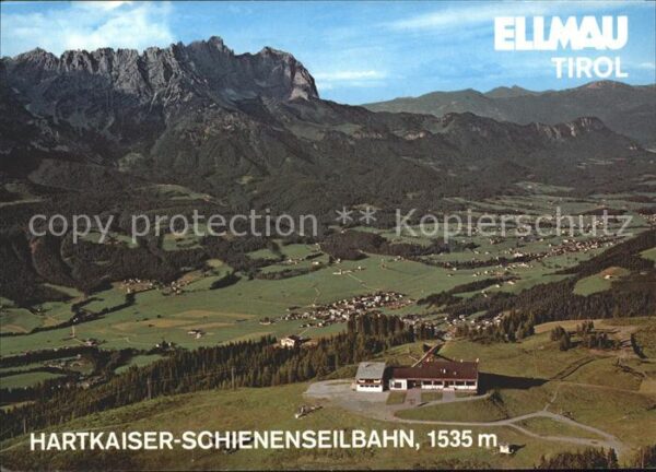 Ellmau Tirol Hartkaiser Fliegeraufnahme