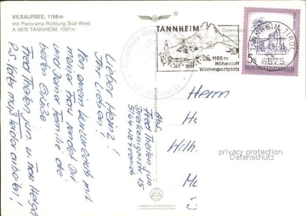 Tannheim Tirol Vilsalpsee Fliegeraufnahme – Bild 2