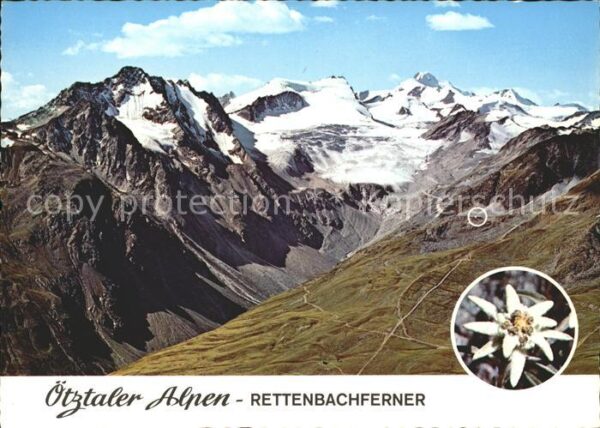 Oetztal Tirol Sölden Rotkogljochhütte Wildspitze Flie