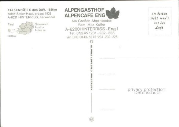Falkenhuette Hinterriss Karwendel Fliegeraufnahme – Bild 2