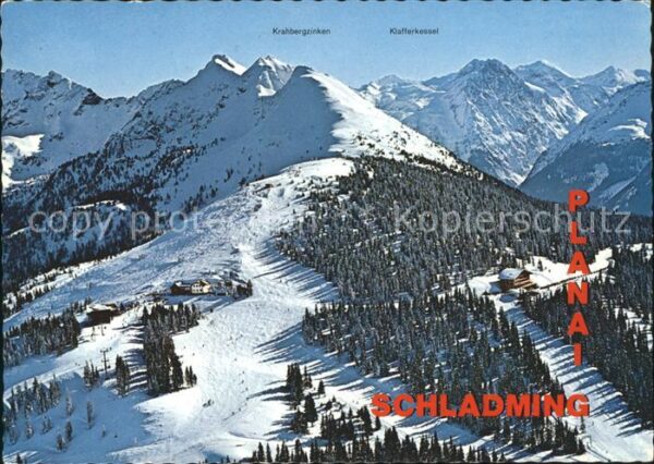 Schladming Obersteiermark Planai Dachstein Tauern Fliegeraufnahme