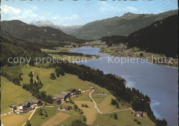 Weissensee Kaernten Naggl Fliegeraufnahme