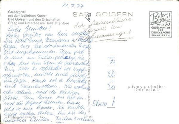 Bad Goisern Salzkammergut Goisertal Steeg Untersee Hallstätter-Se – Bild 2