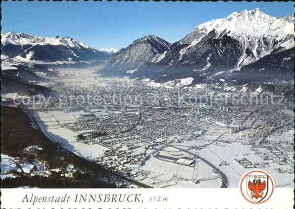 Innsbruck Fliegeraufnahme