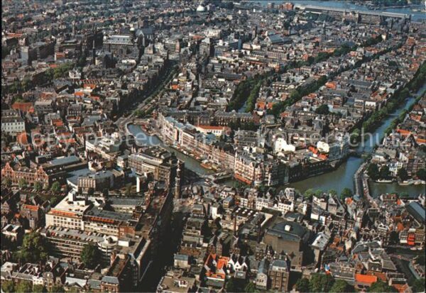 Amsterdam Niederlande Fliegeraufnahme