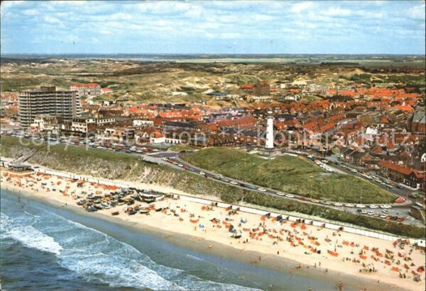 Egmond aan Zee Fliegeraufnahme