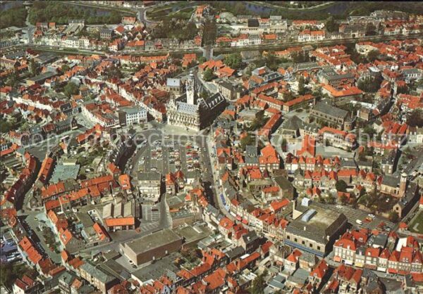 Middelburg Zeeland Fliegeraufnahme Stadhuis Fliegeraufnahm