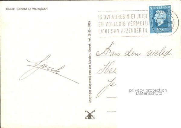 Sneek Gezicht op Waterpoort – Bild 2