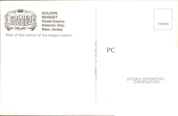 Atlantic City New Jersey Hotel Casino Golden Nugget – Bild 2