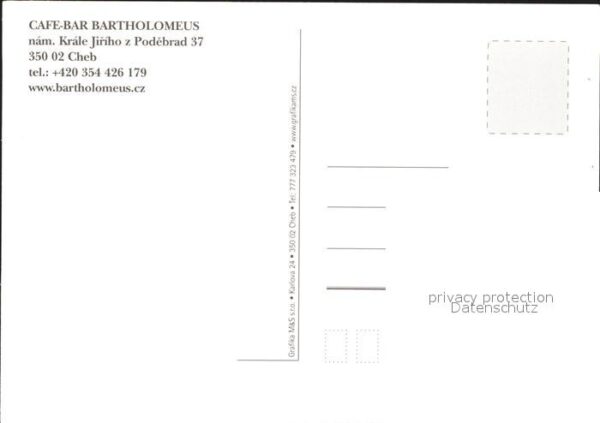 Cheb Eger Cafe Bar Bartholomeus – Bild 2