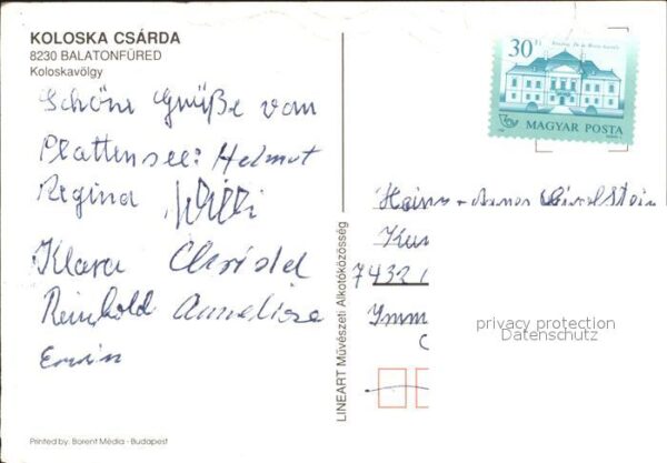 Balatonfuered Koloska Csarda Restaurant – Bild 2