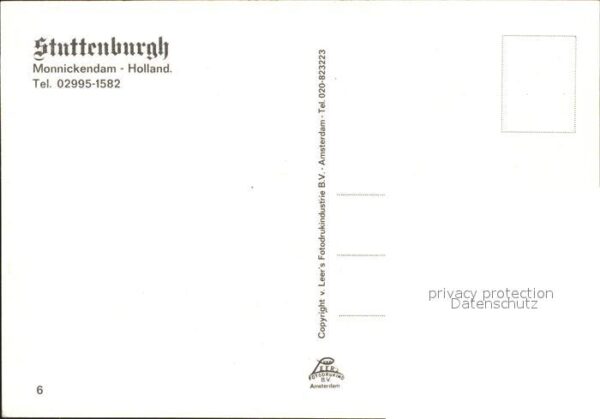 Niederlande Stuttenburgh Monnickendam – Bild 2