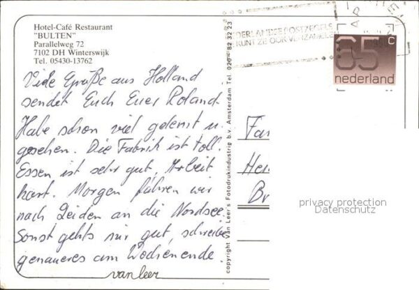 Winterswijk Hotel Cafe Restaurant Bulten – Bild 2