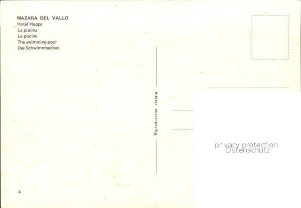 Italien Italia Italy Mazara del Vallo Hotel Hopps – Bild 2