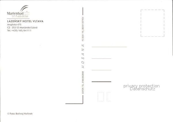 Marianske Lazne Lazensky Hotel Vltava Marienbad – Bild 2