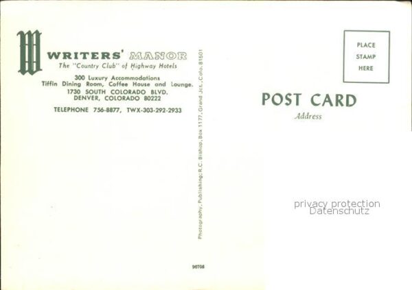 Denver Colorado Writers Manor Country Club Schwimmbad – Bild 2