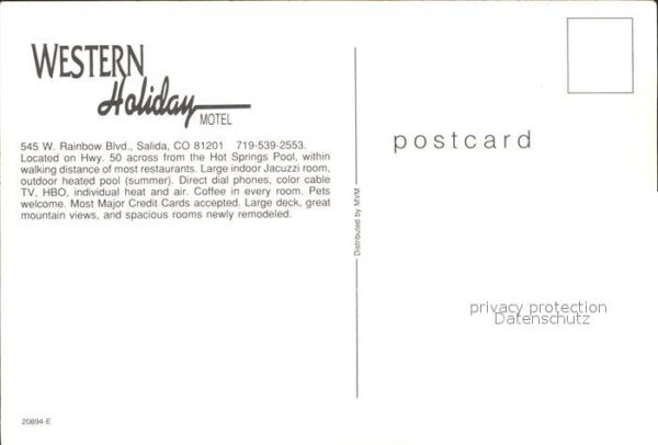 Salida Colorado Western Holiday Motel – Bild 2