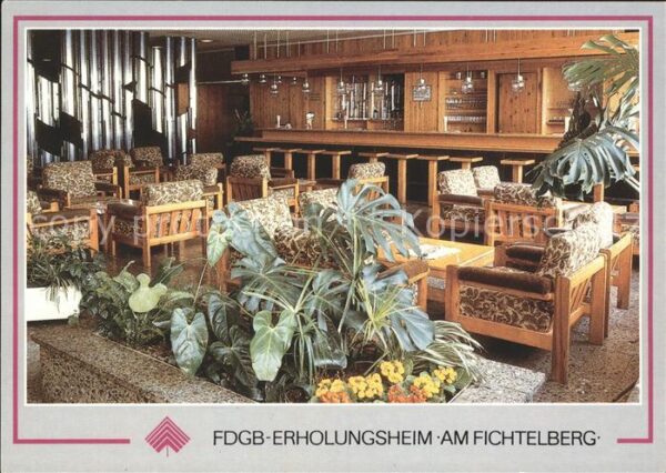 Oberwiesenthal Erzgebirge FDGB Erholungsheim am Fichtelberg Hallb