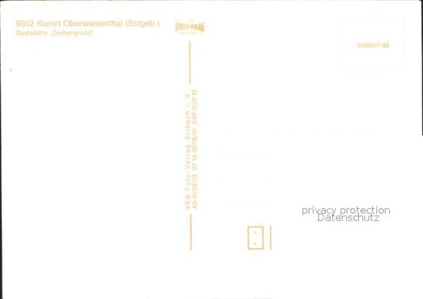 Oberwiesenthal Erzgebirge FDGB Erholungsheim am Fichtelberg Resta – Bild 2