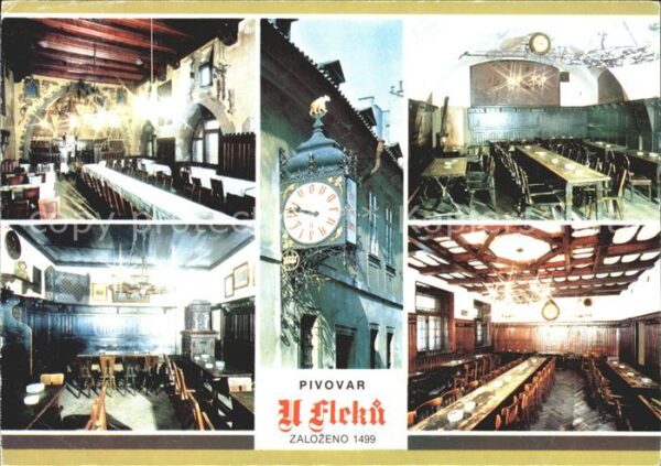 Praha Prahy Prague Pivovar U Fleku Restaurant