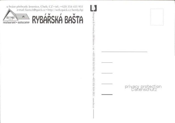 Cheb Eger Restaurant Autocam Rybarska Basta – Bild 2