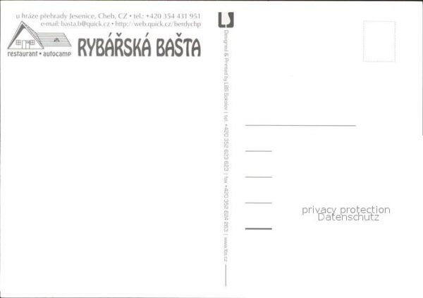 Cheb Eger Restaurant Autocamp Rybarska Basta – Bild 2