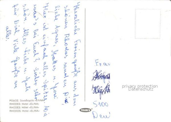 Rhodos Rhodes Aegaeis Hotel Elina Fliegeraufnahme – Bild 2