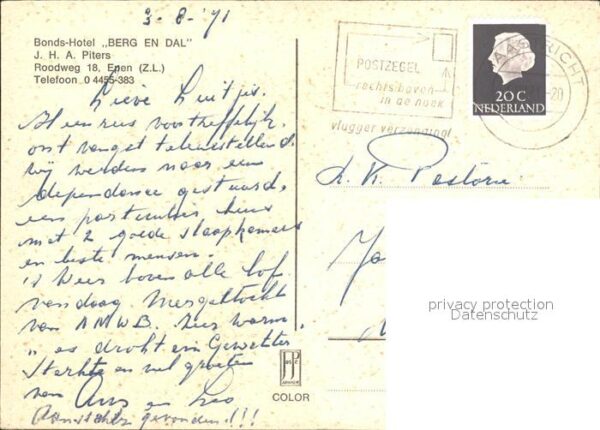 Niederlande Bonds-Hotel Berg en Dal – Bild 2