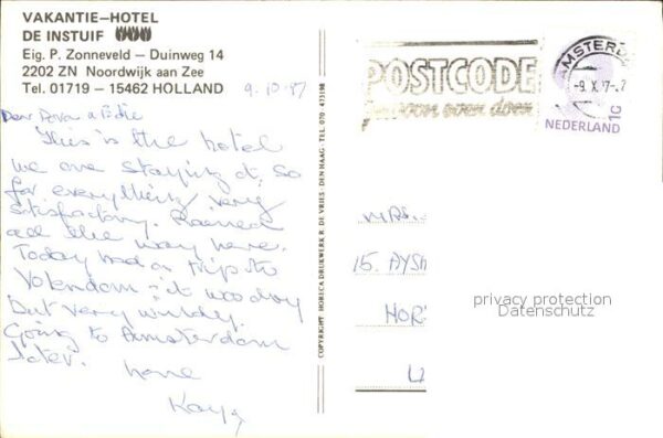 Noordwijk aan Zee  Vakantie Hotel de Instuif – Bild 2