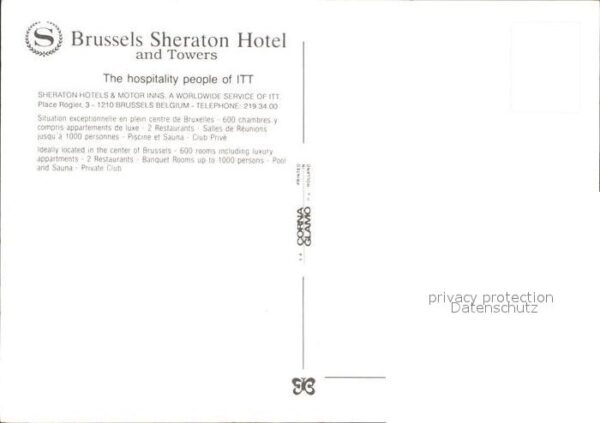 Brussels Sheraton Hote and Towers – Bild 2