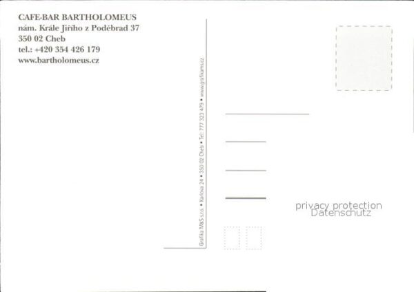 Cheb Eger Cafe Bar Bartholomeus – Bild 2
