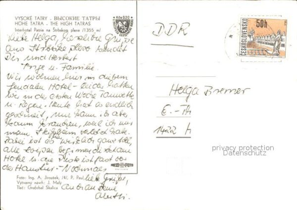 Vysoke Tatry Hotel Patria – Bild 2