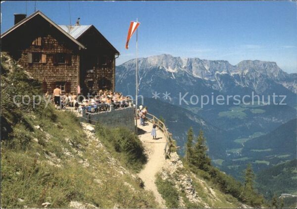 Berchtesgaden Purtschellerhaus mit Untersberg