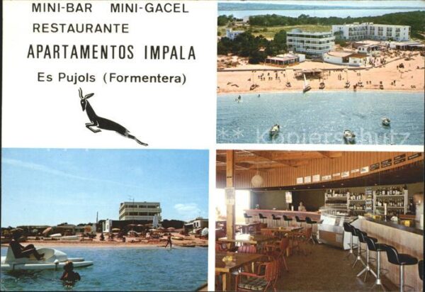 Formentera Minibar Restaurant Apartamentos Impala