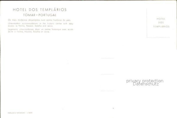 Portugal Hotel dos Templarios Tomar – Bild 2