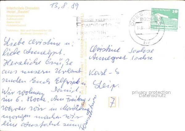 Dresden Hotel Bastei Interhotel Dresden – Bild 2
