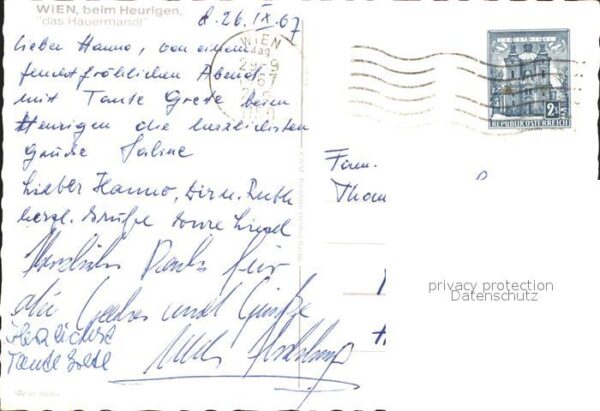 Wien beim Heurigen Hauermandl – Bild 2