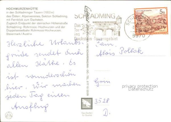 Schladming Obersteiermark Hochwurzenhütte – Bild 2