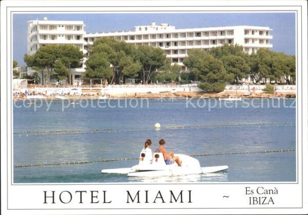 Ibiza Islas Baleares Hotel Miami Es Cana Tretboot