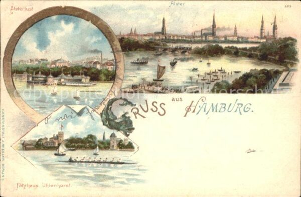 Hamburg Alsterlust Alster Fährhaus Uhlenhorst