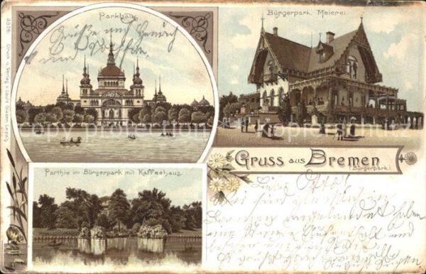 Bremen Parkhaus Bürgerpark Meierei Kaffeehaus