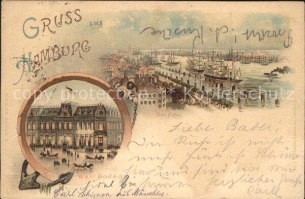 Hamburg Hafen Welt Bodega